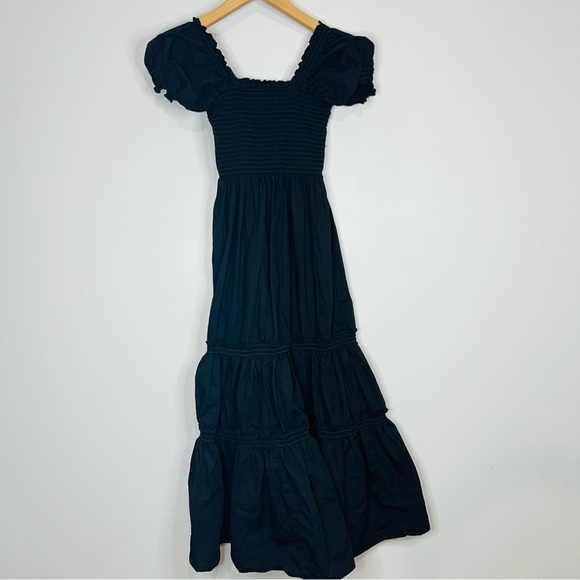 Tuckernuck OPT Black Tiered Puff Sleeve Sundress size xsmall - Picture 5 of 9